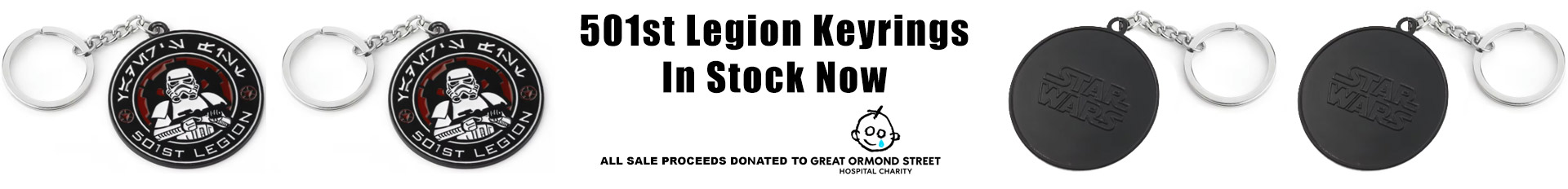 501st Legion Keyrings - All Proceeds Donated to Great Ormond Street Hospital Charity